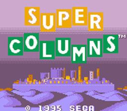 Super Columns Super Columns ROM for Gamegear Game Review Controls Hints and