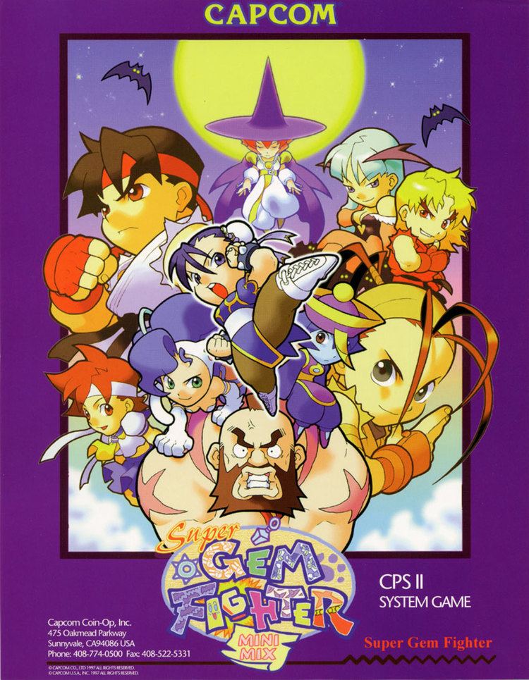 Super Gem Fighter Mini Mix The Arcade Flyer Archive Video Game Flyers Super Gem Fighter