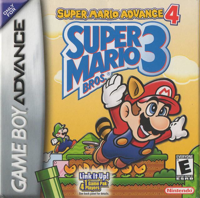 Super Mario Advance 4: Super Mario Bros. 3 Super Mario Advance 4 Super Mario Bros 3 Box Shot for Game Boy