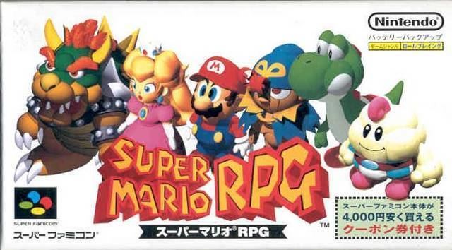 Super Mario RPG Game Super Mario RPG Legend of the Seven Stars SNES 1996