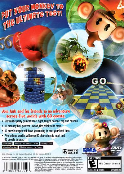 Super Monkey Ball Adventure Super Monkey Ball Adventure USA ISO PS2 ISOs Emuparadise