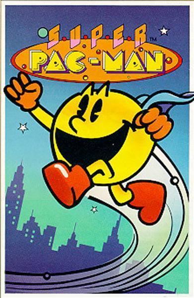 Super Pac-Man Super PacMan Videogame by Bally Midway