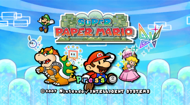 Super Paper Mario Super Paper Mario Coming to North American eShop Today