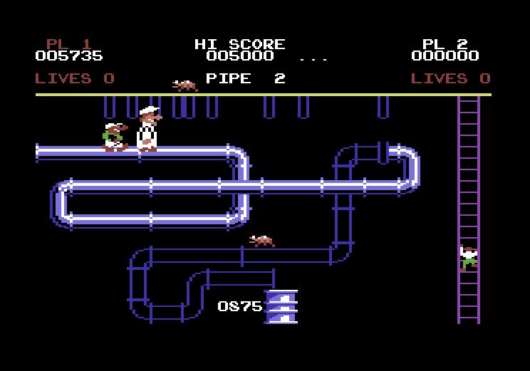 Super Pipeline My all time favourite video games Super Pipeline Commodore 64 1983