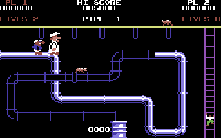 Super Pipeline Lemon Commodore 64 C64 Games Reviews Music