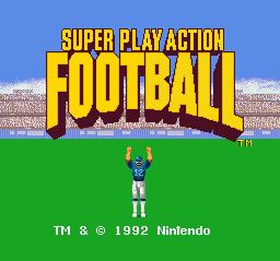 Super Play Action Football Super Play Action Football USA ROM SNES ROMs Emuparadise