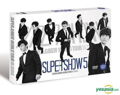 Super Show 5 YESASIA Super Junior World Tour in Seoul Super Show 5 2DVD