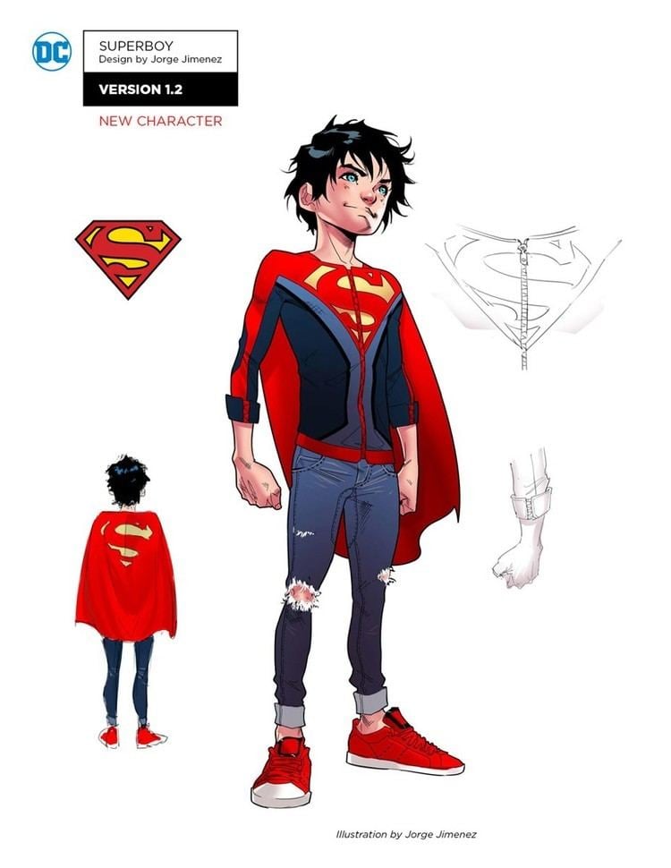 Super-Sons DC REBIRTH Character Sketches SUPER SONS