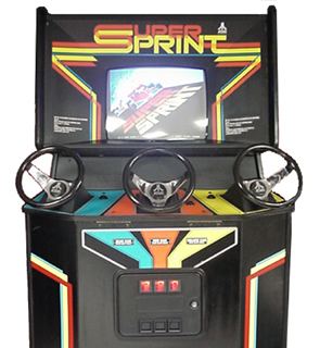 Super Sprint Super Sprint Videogame by Atari Games