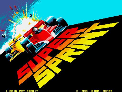 Super Sprint Super Sprint Videogame by Atari Games