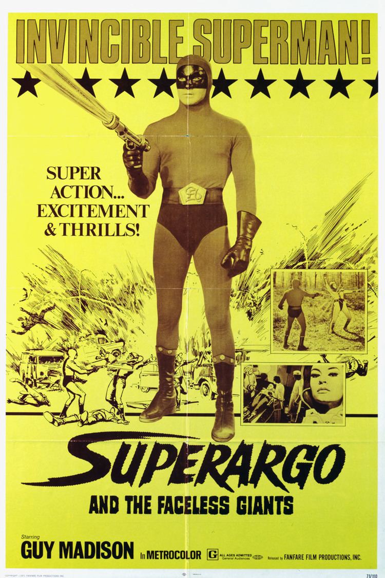 Superargo and the Faceless Giants wwwgstaticcomtvthumbmovieposters10172p10172