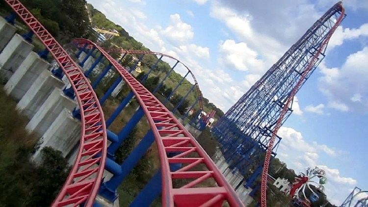 Superman – Ride of Steel Superman Ride Of Steel front seat onride HD POV Six Flags America