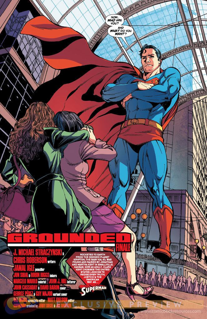 Superman: Grounded The Official Jamal Igle Blog On sale now SupermanGrounded Vol2