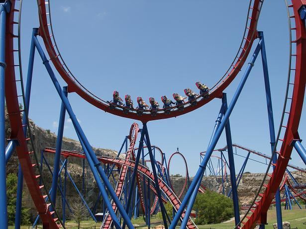 Superman: Krypton Coaster Six Flags Fiesta Texas Superman Krypton Coaster