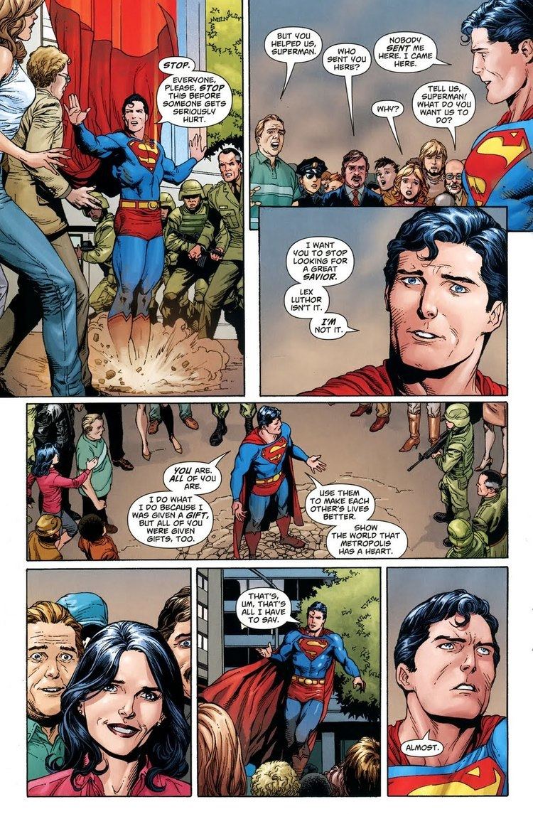 Superman: Secret Origin Stop looking for a great savior Superman Secret Origin 6