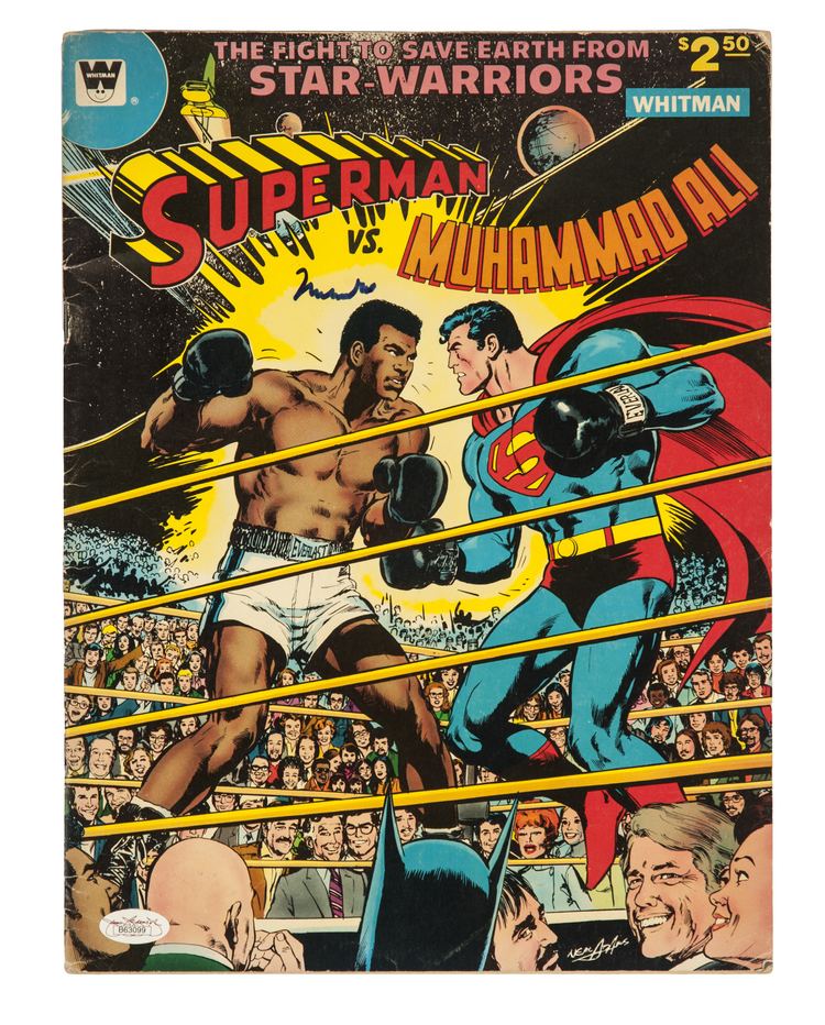 Superman vs. Muhammad Ali Lot Detail Superman vs Muhammad Ali Comic Book Signed by Ali