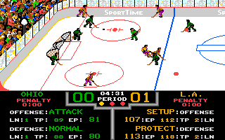 Superstar Ice Hockey What is the Apple IIGS gt Sports Games gt Superstar Ice Hockey