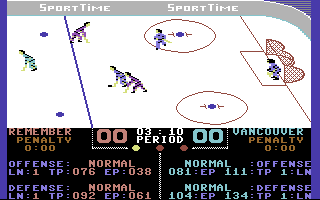 Superstar Ice Hockey Lemon Commodore 64 C64 Games Reviews amp Music