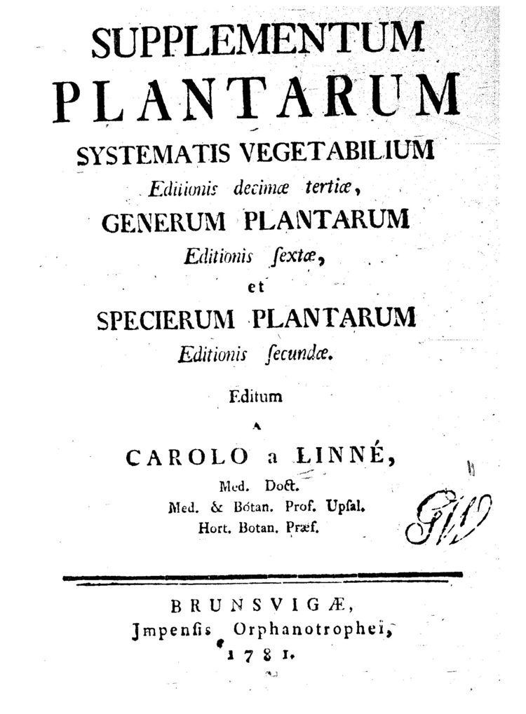 Supplementum Plantarum httpsuploadwikimediaorgwikipediacommonsbb