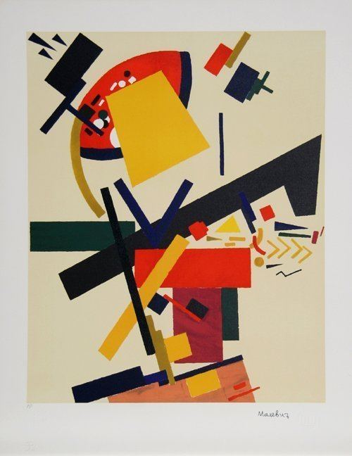 Suprematist Composition Kazimir Malevich Suprematist Composition 2 Lithograph Lot 0016