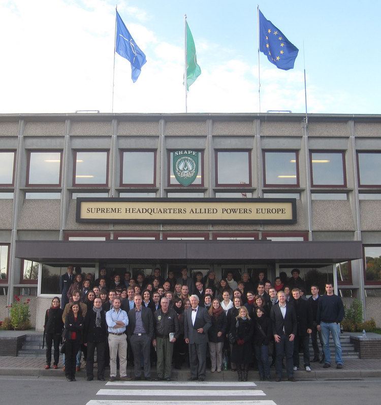 Supreme Headquarters Allied Powers Europe College students visit Supreme Headquarters Allied Powers Europe