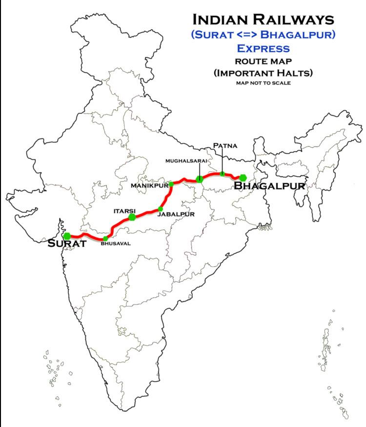 Surat Bhagalpur Express