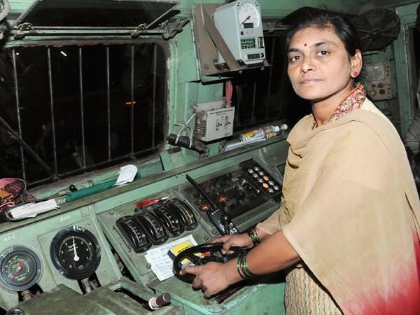 Surekha Yadav Surekha Yadav First Female Locopilot Indian Railways General