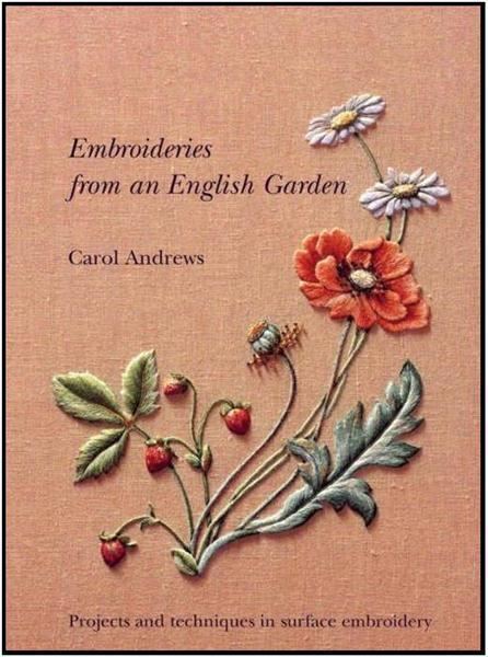 Surface embroidery Booktopia Embroideries from an English Garden Projects and