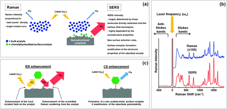 Surface-enhanced Raman spectroscopy Molecularlymediated assemblies of plasmonic nanoparticles for