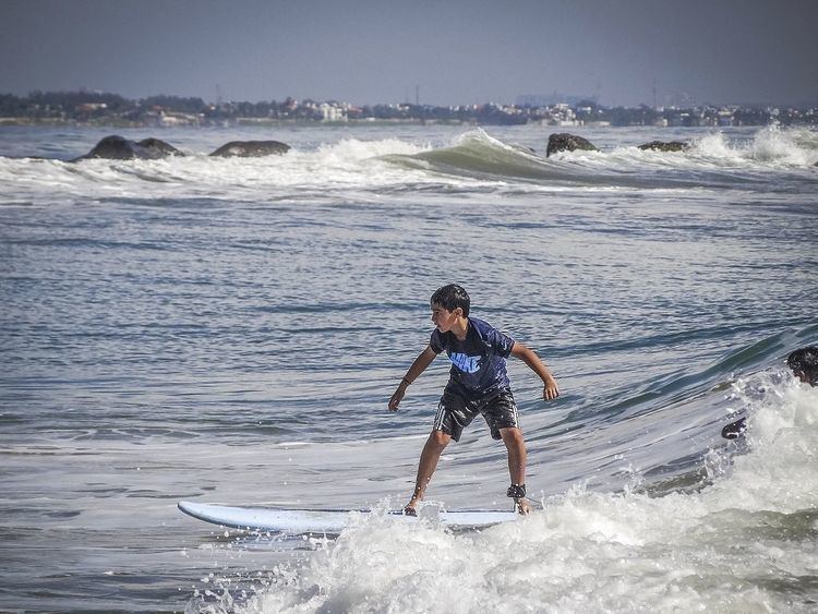 Surfing in India