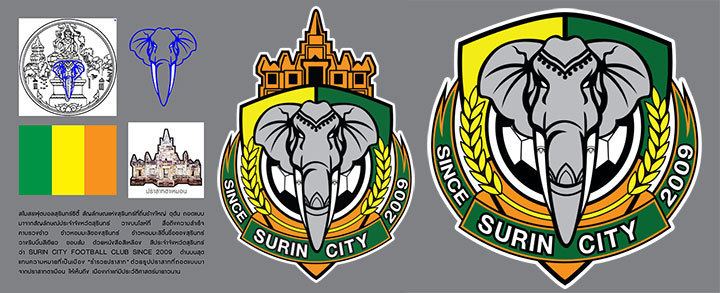 Surin City F.C. Logo Surin City Football Club Kosin Studio
