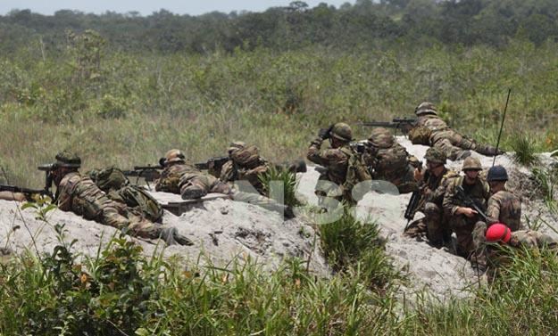 Suriname National Army Globe Span Radio French military press happy about training in