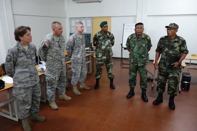 Suriname National Army South Dakota Guard and Suriname military develop leaders gt National