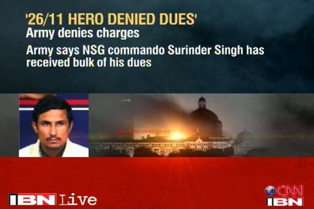 Surinder Singh (commando) Army says exNSG commando got his duesIBNLive Videos