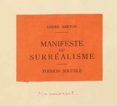 Surrealist Manifesto Salvador Dali and the Second Surrealist Manifesto The Surrealist