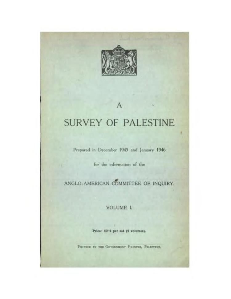 Survey of Palestine