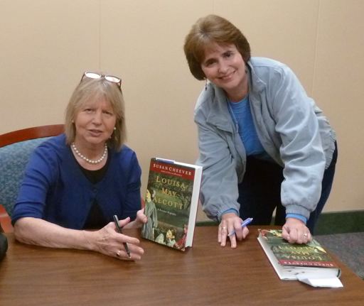 Susan Cheever Meeting author Susan Cheever at book signing Louisa May Alcott is