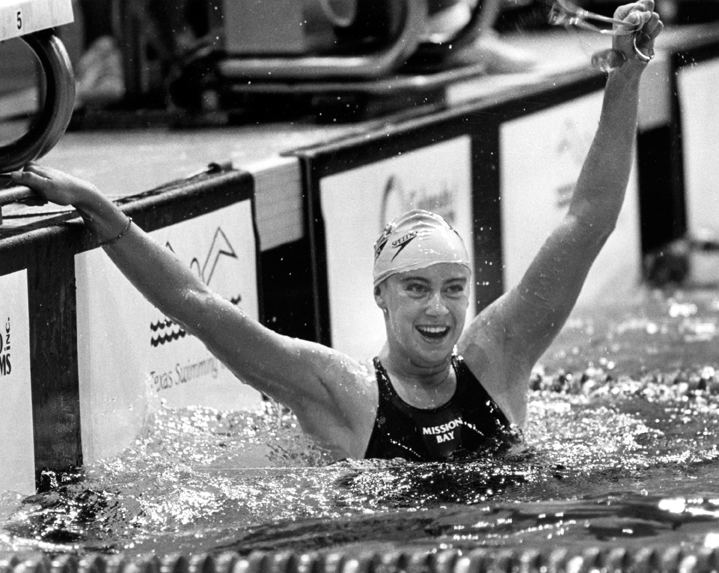Susan Johnson (swimmer) Susan Johnson USA Womens Swimming Seoul 1988 Longhorns