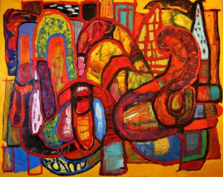 Susan Ross (artist) Saatchi Art A Collision of Events Painting by Susan Ross