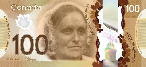 Susanna Moodie Women on Canadian Bank Notes Tom submittedSusanna Moodie