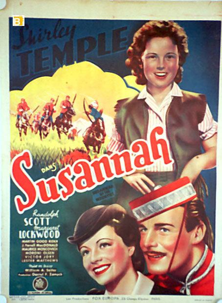 Susannah of the Mounties (film) SHIRLEY TEMPLE RANDOLF SCOTT MOVIE POSTER SUSANNAH OF THE