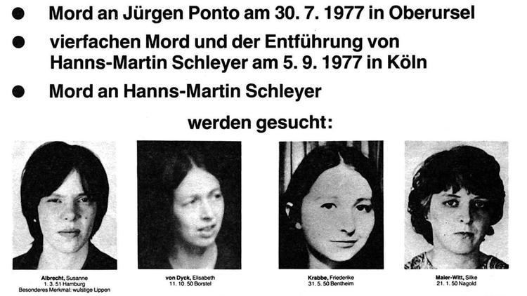 Susanne Albrecht RAFDoku Susanne Albrecht und der Mord an Jrgen Ponto WELT
