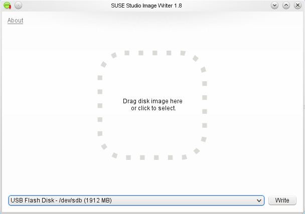 SUSE Studio ImageWriter