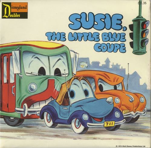 Susie the Little Blue Coupe Walt Disney Susie The Little Blue Coupe UK 7 vinyl single 7 inch