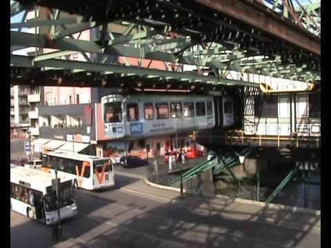 Suspension railway Monorail Suspension Railway Wuppertal Germany YouTube