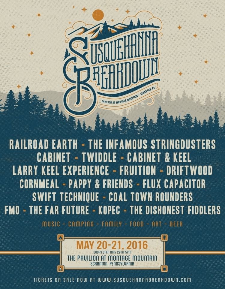 Susquehanna Breakdown Music Festival Susquehanna Breakdown Announces Lineup Additions