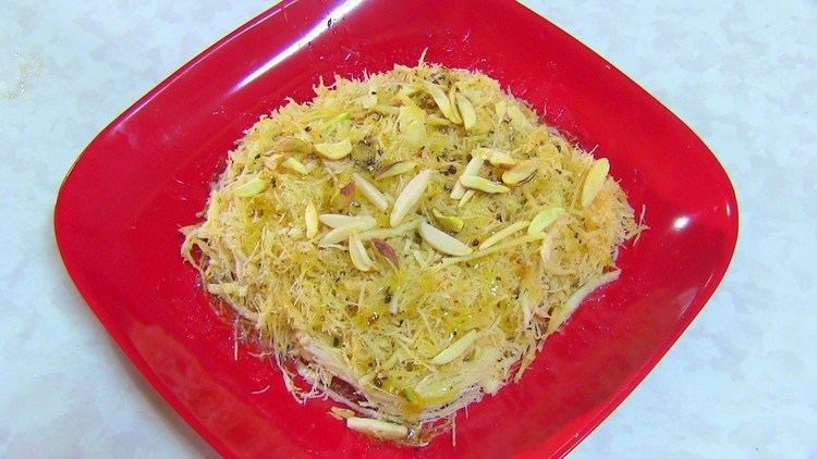 Sutarfeni Sutarfeni Recipe Video Shredded Vermicelli Indian Dessert YouTube