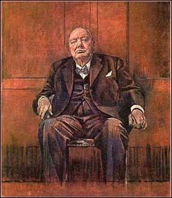Portrait of Winston Churchill (1954) by Graham Sutherland
