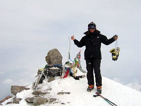 Suzanne Al Houby Palestinian woman is first Arab woman to climb Europe39s
