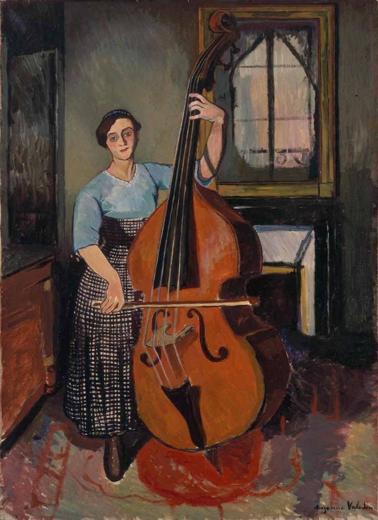 Suzanne Valadon Woman with a Double Bass Suzanne Valadon WikiArtorg